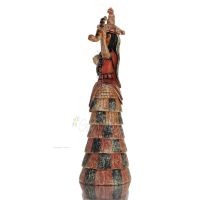 Snake Goddess, Goddess of Fertility 30cm Full Alabaster Statyette, Minoisk Civilisation, Antika Grekland Polyester 3 - grifon.se