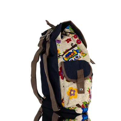 Backpack with Flowers Fabric and bags 6 - grifon.se 