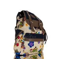 Backpack with Flowers Fabric and bags 7 - grifon.se 