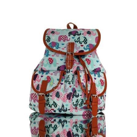 Backpack with Elephants Fabric and bags 1 - grifon.se
