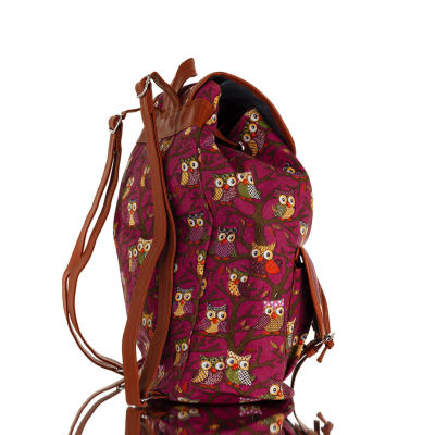 Backpack with Owl or Glauka Mikri Fabric and bags 5 - grifon.se 