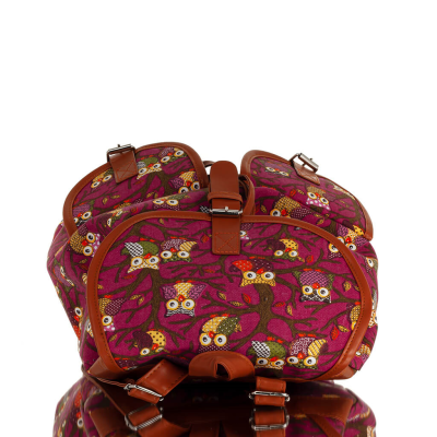 Backpack with Owl or Glauka Mikri Fabric and bags 7 - grifon.se 