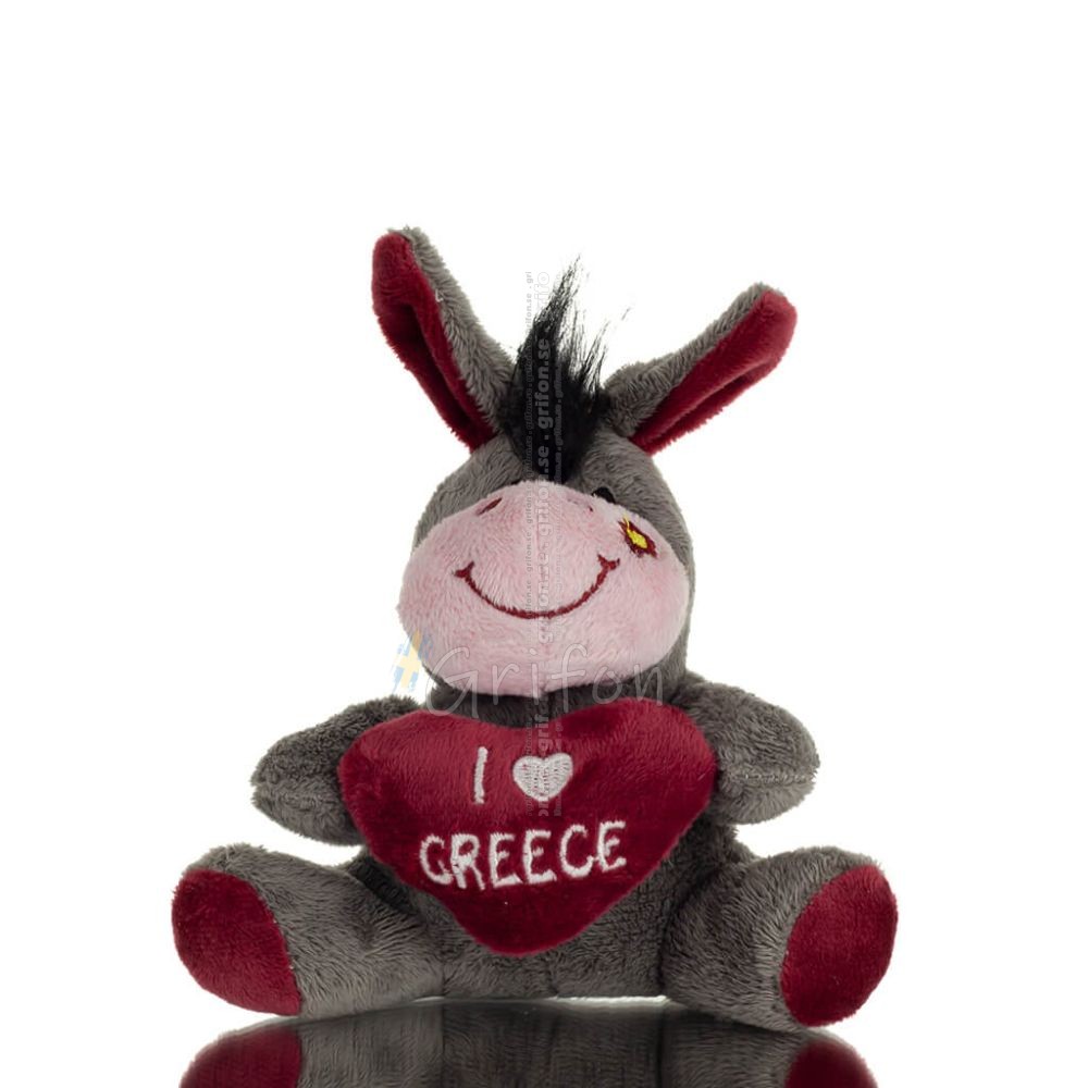 Donkey Sitting Plush Soft Cuddly Plush Toy Stuffed Animal for Kids 12cm I LOVE GREECE Soft and other toys 1 - grifon.se Donkey Sitting Plush Soft Cuddly Plush Toy Stuffed Animal for Kids 12cm I LOVE GREECE Soft and other toys 1 - grifon.se