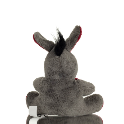 Donkey Sitting Plush Soft Cuddly Plush Toy Stuffed Animal for Kids 12cm I LOVE GREECE Soft and other toys 5 - grifon.se 