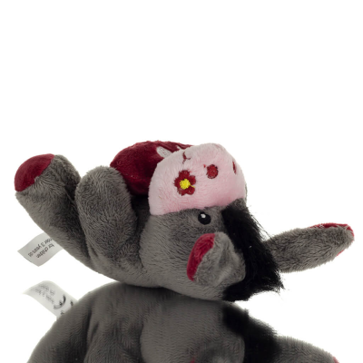 Donkey Sitting Plush Soft Cuddly Plush Toy Stuffed Animal for Kids 12cm I LOVE GREECE Soft and other toys 7 - grifon.se 