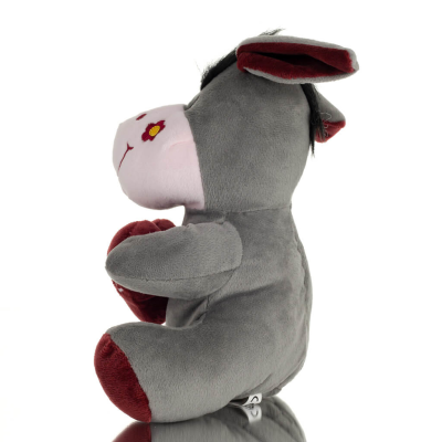 Donkey Sitting Plush Soft Cuddly Plush Toy Stuffed Animal for Kids 22cm I LOVE GREECE Soft and other toys 3 - grifon.se 