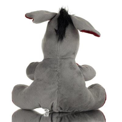 Donkey Sitting Plush Soft Cuddly Plush Toy Stuffed Animal for Kids 22cm I LOVE GREECE Soft and other toys 4 - grifon.se 