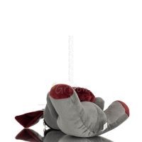 Donkey Sitting Plush Soft Cuddly Plush Toy Stuffed Animal for Kids 22cm I LOVE GREECE Soft and other toys 8 - grifon.se 