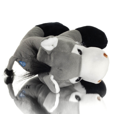 Donkey Standing Plush Soft Cuddly Plush Toy Stuffed Animal for Kids 17cm I LOVE GREECE Soft and other toys 6 - grifon.se 