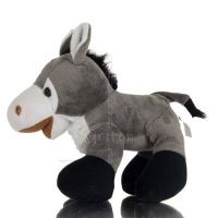 Donkey Standing Plush Soft Cuddly Plush Toy Stuffed Animal for Kids 25cm I LOVE GREECE Soft and other toys 4 - grifon.se 