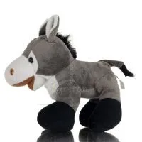 Donkey Standing Plush Soft Cuddly Plush Toy Stuffed Animal for Kids 25cm I LOVE GREECE Soft and other toys 4 - grifon.se 
