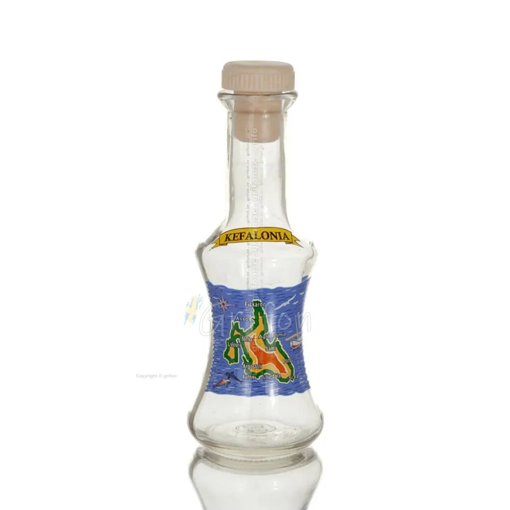 Transparent glass carafe with print, kitchen, raki, tsikoudia Kitchen & glasses 1 - grifon.se 