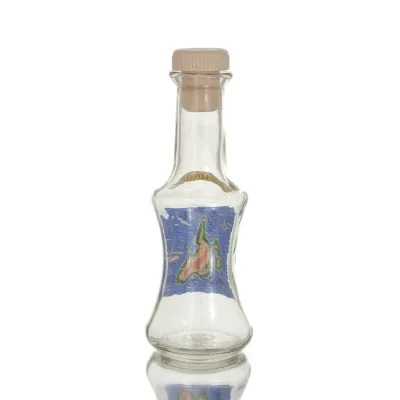 Transparent glass carafe with print, kitchen, raki, tsikoudia Kitchen & glasses 2 - grifon.se 