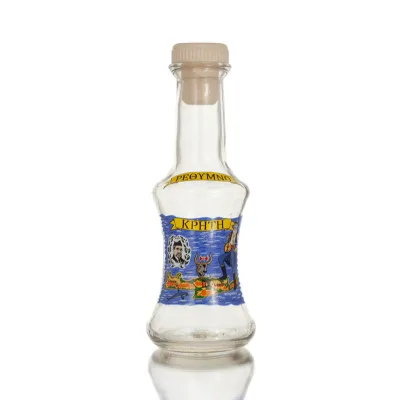 Transparent glass carafe with print, kitchen, raki, tsikoudia Kitchen & glasses 17 - grifon.se 