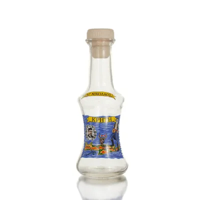 Transparent glass carafe with print, kitchen, raki, tsikoudia Kitchen & glasses 21 - grifon.se 
