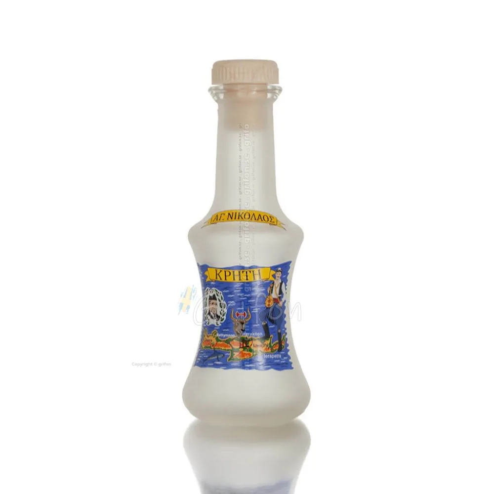Transparent glaskaraff med tryck, kök, raki, tsikoudia Kök & glas 22 - grifon.se 
