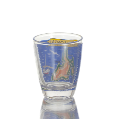 Carafe Set of 2 shots transparent glass with print, kitchen, raki, tsikoudia Kitchen & glasses 6 - grifon.se 