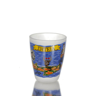 Carafe Set of 2 shots transparent glass with print, kitchen, raki, tsikoudia Kitchen & glasses 5 - grifon.se 