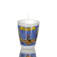 Carafe Set of 2 shots transparent glass with print, kitchen, raki, tsikoudia Kitchen & glasses 5 - grifon.se 