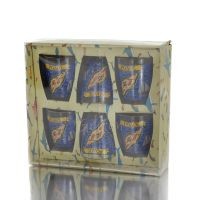 Shot glasses Set of 6 pcs transparent glass with print, kitchen, raki, tsikoudia, shot glass Kitchen & glasses 1 - grifon.se 