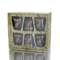 Shotglasögon Set med 6 st genomskinligt glas med tryck, kök, raki, tsikoudia, snapsglas Kök & glas 1 - grifon.se 