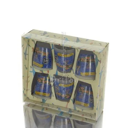 Shot glasses Set of 6 pcs transparent glass with print, kitchen, raki, tsikoudia, shot glass Kitchen & glasses 1 - grifon.se 