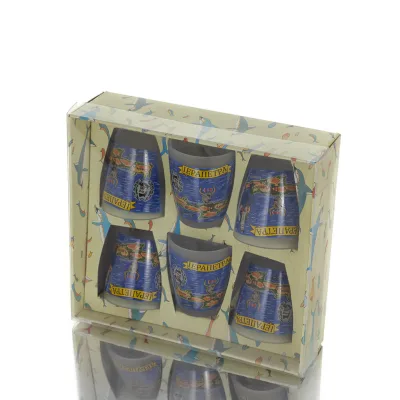 Shotglasögon Set med 6 st genomskinligt glas med tryck, kök, raki, tsikoudia, snapsglas Kök & glas 1 - grifon.se 