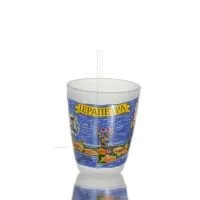 Shotglasögon Set med 6 st genomskinligt glas med tryck, kök, raki, tsikoudia, snapsglas Kök & glas 3 - grifon.se 