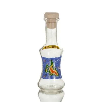 Carafe in a transparent glass box with a print, kitchen, raki, tsikoudia Kitchen & glasses 2 - grifon.se 