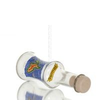 Carafe in a transparent glass box with a print, kitchen, raki, tsikoudia Kitchen & glasses 4 - grifon.se 