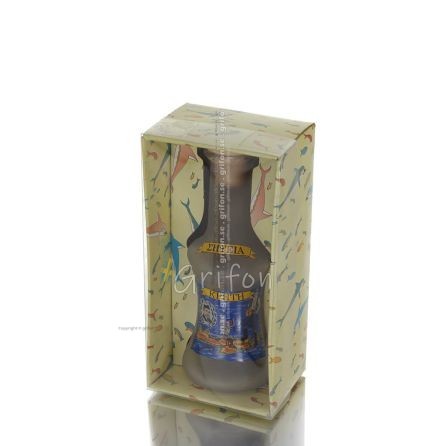 Carafe in a transparent glass box with a print, kitchen, raki, tsikoudia Kitchen & glasses 1 - grifon.se 