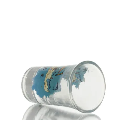 Transparent glas snapsglas med Kreta tryck 7cm, kök, raki, tsikoudia, snapsglas Kök & glas 5 - grifon.se 