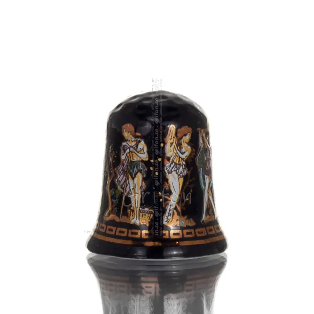 Sewing thimbles with archaic print, New Bone China like porcelain Kitchen & glasses 1 - grifon.se 