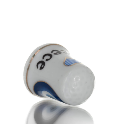 Sewing thimbles with Greece print, New Bone China like porcelain Kitchen & glasses 4 - grifon.se 