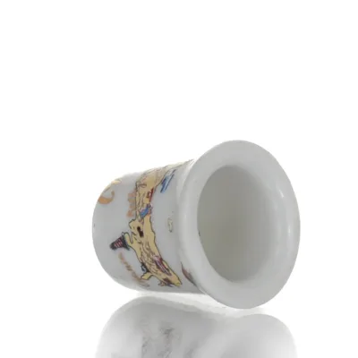 Sy fingerborg med Kretatryck, New Bone China som porslin Kök & glas 4 - grifon.se 