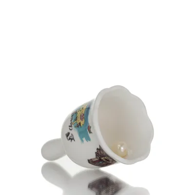 Bell med Kreta-tryck 8,5cm New Bone China-liknande porslin, dekorativ Kök & glas 4 - grifon.se 