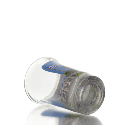 Transparent glass shot glass 7cm with Parthenon print, kitchen, raki, tsikoudia, shot glass Kitchen & glasses 4 - grifon.se 