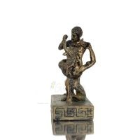 Theseus & Minotaur: The Last Battle of One, Minoan Civilization 11,5 cm Full Alabaster Statyette, Antika Grekland Polyester 2 - 