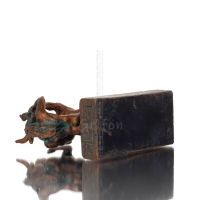 Θησέας & Μινώταυρος: Η τελευταία μάχη του ενός, μινωικός πολιτισμός 16εκ Ολόσωμο αγαλματίδιο από αλάβαστρο, αρχαία Ελλάδα Πολυεσ