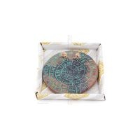 Phaistos Disc: The Unsolved Mystery, Hanging Small 9cm Alabaster, Minoan Culture, Wall Mounted, Ancient Greece Polyester 4 - gri