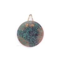 Phaistos Disc: The Unsolved Mystery, Hanging Small 9cm Alabaster, Minoan Culture, Wall Mounted, Ancient Greece Polyester 5 - gri