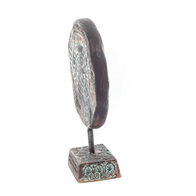 Phaistos Disc: The Unsolved Mystery, 16 cm Alabaster Embossed Base, minoisk civilisation, antikens Grekland Polyester 2 - grifon