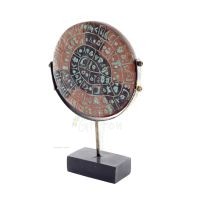 Phaistos Disc: The Unsolved Mystery, 28cm Alabaster Marble Base Type, Minoan Civilization, Ancient Greece Polyester 2 - grifon.s