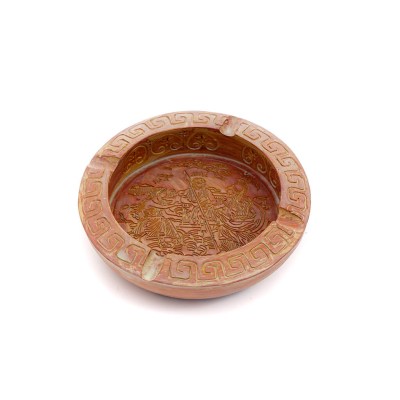 Askfat, arkaisk askfat i alabaster, Med prestationsinitialer Polyester 1 - grifon.se 