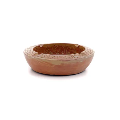 Ashtray, Archaic alabaster ashtray, With performance initials Polyester 5 - grifon.se 
