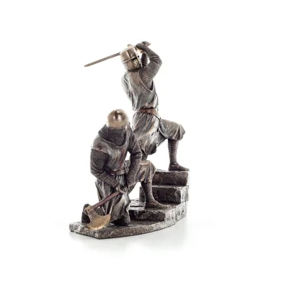 Knights in Battle Set Veronese Bronze Elektrolytisk Helkroppsstatyett Veronese 5 - grifon.se 