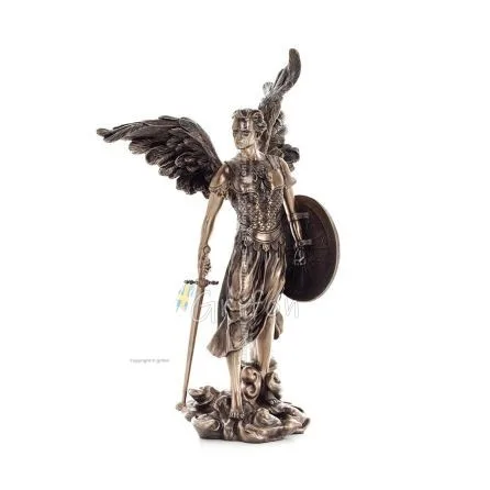 Ärkeängel Michael: God-Like, One of the First Lords 36cm Veronese Bronze Electrolysis Statyette i fullängd, Christian Veronese 1
