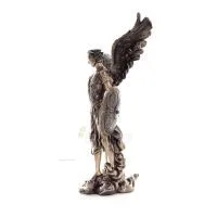 Archangel Michael: God-Like, One of the First Lords 36cm Veronese Bronze Electrolysis Full-length Statuette, Christian Veronese 