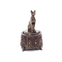 Egyptian basset music box 13cm Veronese bronze electrolysis Veronese 5 - grifon.se 
