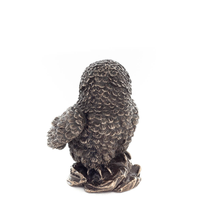 Uggla eller Glaucus pÃ¥ en sten med ansiktet bak till vÃ¤nster 6 cm Veronese Brons Galvanisering HellÃ¤ngdsstatyett Veronese 4 - gr